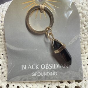Võtmehoidja "Must obsidiaan"
