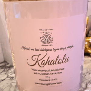 Käsitööküünal "Kohalolu"