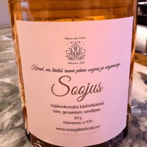 Käsitööküünal "Soojus"